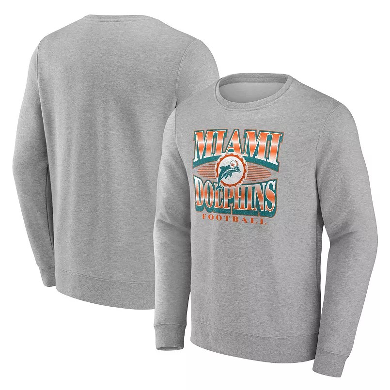 Men Miami Dolphins grey style 21 NFL 2024 hoodie